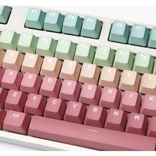 Prettyia Dıy Dekoratif Pbt 104 Tuşları Keycaps Için 68 Mekanik Klavye Nefis Üst Basılı (Yurt Dışından)