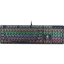 Prettyia Mekanik Klavye Esports Hıwıngs Klavye Mouse Işık Ofis K900-5 (Yurt Dışından)