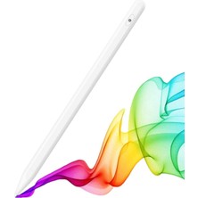 Fuchsia iPad Pro 12.9 2021 Active Stylus 5. Nesil Özel Yazı / Çizim Kalemi Palm Rejection Dokunmatik Kalem