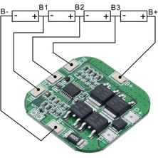 Hobi Mekatronik 4s 20A Bms 14.8V 18650 Lityum Lipo Pil Şarj Koruma Modülü