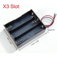 Hobi Mekatronik 18650 3'lü Pil Yuvasi(Lityum/li-Ion)