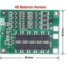 Hobi Mekatronik 4s 40A Bms 16.8V 18650 Lityum Lipo Pil Şarj Koruma Modülü