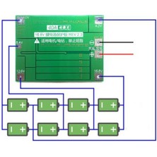Hobi Mekatronik 4s 40A Bms 16.8V 18650 Lityum Lipo Pil Şarj Koruma Modülü