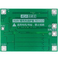 Hobi Mekatronik 4s 40A Bms 16.8V 18650 Lityum Lipo Pil Şarj Koruma Modülü