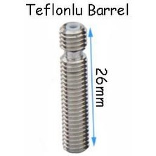Hobi Mekatronik M6X26MM Setli Teflonlu Barrel(3x2 Teflonlu)