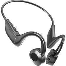 Prettyia Açık Kulak Bluetooth 5.1 Kulaklık Kemik Iletim Spor Kulaklık Rahat (Yurt Dışından)