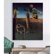 MonoStella Salvador Dali Women With A Head Of Rose Kanvas Tablo