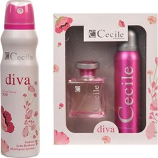 Cecile Diva Kofre Set Alana+  Cecile Diva Deodorant 150 ml