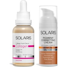 Solaris  Cilt Serumu 30 ml ve Aydınlatıcı Leke Kremi 50 ml