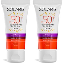 Solaris Leke Karşıtı Güneş Koruyucu Krem 50 ml x 2 Adet