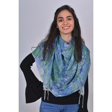 Harbiye Yöresel El Dokuması Ebruli Kadın Ipek Şal