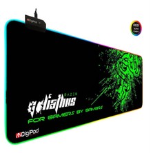 Digipod RGB Gaming  Oyuncu Mousepad  Kaymaz Taban 70 X 30 4mm  Kalınlık RAZER