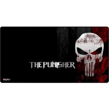 Digipod Gaming Oyuncu Mousepad  90X40 XXL  Kaymaz Taban 4mm  Kalınlık PUNİSHER