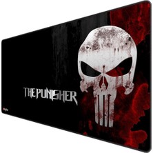 Digipod Gaming Oyuncu Mousepad  90X40 XXL  Kaymaz Taban 4mm  Kalınlık PUNİSHER