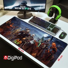 Digipod  Gaming Oyuncu Mousepad 90X40 XXL Kaymaz Taban Dikişli FORTNİTE 4mm Kalınlık