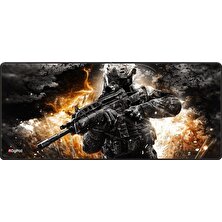 Digipod Gaming Oyuncu Mousepad  90X40 XXL  Kaymaz Taban 4mm  Kalınlık COUNTER