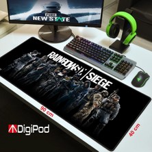 Digipod Gaming Oyuncu Mousepad  90X40 XXL  Kaymaz Taban 4mm  Kalınlık RAİNBOW