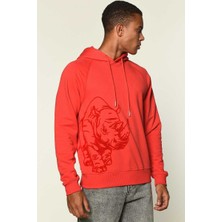 ECKO UNLTD Loe Erkek Kırmızı Hoodie