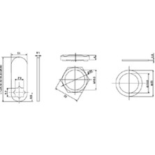 Canex Mandallı Çekmece Kilidi 16 mm / Nikel