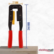 Elektromall HT-214 - Idc Dıp Konnektör Kablo Sıkma Aracı Pense 6-27.5 mm