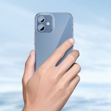 Baseus iPhone 12 Mini Transparent Kamera ve Köşe Korumalı Şeffaf Kılıf