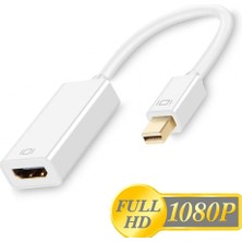 3C Store Mini Displayport HDMI Uyumlu 4K 1080P Adaptör Mini Dp Erkek Macbook Tablet Monitör Laptop Projektör Için Hd Dönüştürücü (Yurt Dışından)