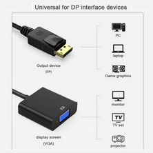 3C Store Displayport Display Port Dp - VGA Adaptör Kablosu Erkek - Dişi Dönüştürücü Pc Bilgisayar Dizüstü Hdtv Monitör Projektör (Yurt Dışından)