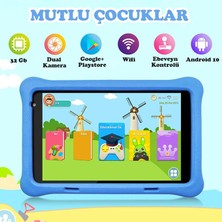 Npo MID8017TB 32GB  8" Hd Çocuk Tableti Mavi