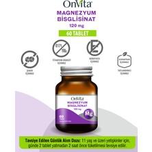 Onvita Magnezyum Bisglisinat 120 Mg