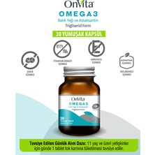 Onvita Omega 3 Balık Yağı & Astaksantin