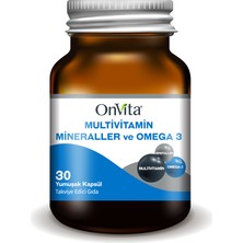 Onvita Multivitamin Mineraller ve Omega 3