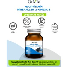 Onvita Multivitamin Mineraller ve Omega 3