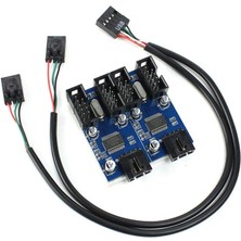 Keepro 9 Pin Erkek To 4 Port Dişi USB 2.0 Çoklayıcı Kart