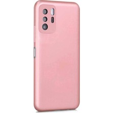 Microsonic Matte Silicone Xiaomi Poco X3 Gt Kılıf Rose Gold