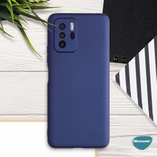 Microsonic Matte Silicone Xiaomi Poco X3 Gt Kılıf Mor