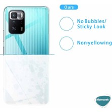 Microsonic Xiaomi Poco X3 Gt Kılıf Transparent Soft Beyaz