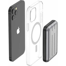 BizimGross Xipin Apple iPhone 13 Pro Magsafe Battery Pack Magnetic Mıknatıslı Wireless Powerbank 5000 Mah