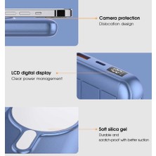 BizimGross Xipin Apple iPhone 13 Mini Magsafe Battery Pack Magnetic Mıknatıslı Wireless Powerbank 20000 Mah