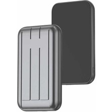 BizimGross Xipin Apple iPhone 12 Pro Max Magsafe Battery Pack Magnetic Mıknatıslı Wireless Powerbank 5000 Mah