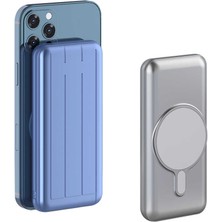 BizimGross Xipin Apple iPhone 12 Magsafe Battery Pack Magnetic Mıknatıslı Wireless Powerbank 20000 Mah