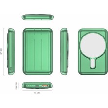 BizimGross Xipin Apple iPhone 11 Pro Magsafe Battery Pack Magnetic Mıknatıslı Wireless Powerbank 10000 Mah