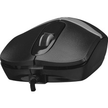 Everest SM-220 USB 1200DPI 3D Optik Kablolu Mouse Siyah-Gri