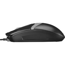 Everest SM-220 USB 1200DPI 3D Optik Kablolu Mouse Siyah-Gri