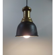 Riolight  Retro Tekli Metal Sarkıt Avize Şapka Çapı: 14CM