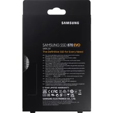 Samsung 870 EVO 2.5" 1TB 560-530MB/s SSD