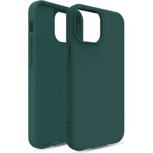 Case 4u Apple iPhone 11 Kılıf Mat Yüzey Içi Kadife Oley Arka Kapak Koyu Yeşil