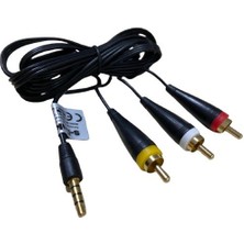 S-Link SMG-430 3.5mm Jak 1 RCA Giriş 2RCA Audio Çıkışlı Samsung Av Kablosu