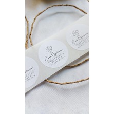 Çikoleyt Design Yapışkanlı Etiket  Öğretmen Günü Etiketi 4 cm 50 Adet