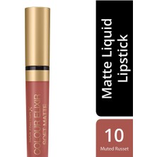 Max Factor Likit Mat Ruj - Color Elixir Matte Liquid Lipstick 010 Muted Russ