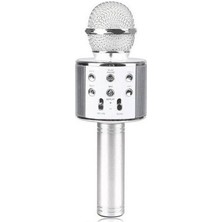 Wster WS-858 Karaoke Mikrofon Bluetooth USB Aux Sd Kart Giriş Hoparlör